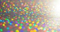 Iridescent Glitter Background with Rainbow Bokeh Lights Royalty Free Stock Photo