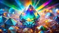 Mesmerizing Background Featuring Prismatic Array of Colors