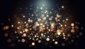Magical Bokeh Lights Background, AI Generated Royalty Free Stock Photo