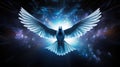 mesmerizing blue dove graphic