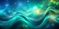 Blue green blur gradient with noise texture Royalty Free Stock Photo
