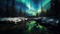 Captivating Northern Lights: A Mesmerizing Professional Photograph Royalty Free Stock Photo