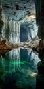 Mesmerizing Cavern: A Mirrored Metropolis Meets Nature