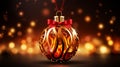 Mesmerizing Christmas Joy. Exquisite Intricate Pattern on Radiant Light Background