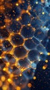 Abstract honeycomb structure Royalty Free Stock Photo