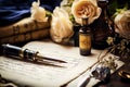 Vintage Calligraphy: Elegance in Ink