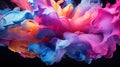 Vibrant Swirling Vortex: A Captivating Burst of Colors
