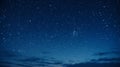 Celestial Symphony: Vibrant Cosmic Energy in Starry Twilight Sky Royalty Free Stock Photo