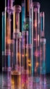 A mesmerizing collection of holographic cylinders