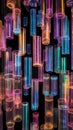 A mesmerizing collection of holographic cylinders
