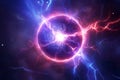 A mesmerizing dance of electrifying energy, unleashed - Plasma Bolt Pulse, Generative AI