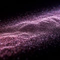 A mesmerizing display of countless shimmering particles creates a cosmic