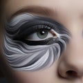 Mesmerizing Feather-inspired Makeup: Detailed, Eye-catching Beauty