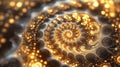 mesmerizing fractal design with luminous energy patterns, representing scientific exploration