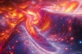 Mesmerizing fusion vibrant digital art of a zouk performance on futuristic dancefloor