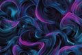A mesmerizing futuristic background with interwoven strands of luminous data flowing through a Royalty Free Stock Photo