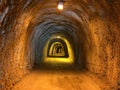 The mesmerizing golden tunnel in Montenegro