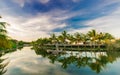 Mesmerizing gorgeous natural landscape view of Memories Caribe hotel grounds