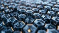 A mesmerizing grid of interlocking hexagons reminiscent of a honeycomb