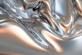 A mesmerizing, high-resolution image showcasing a dynamic liquid metal texture, with ripples and fluid movement creating an Royalty Free Stock Photo