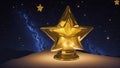 Christmas Lamp and Shooting Star Background