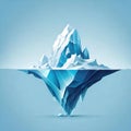 Mesmerizing Iceberg.Nature\'s Majesty Captured in a Visual Masterpiece