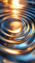 Metallic liquid ripple Royalty Free Stock Photo