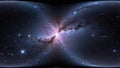 Distant View of a Cosmic Wormhole