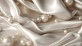 A mesmerizing image of a luxury pearl background Royalty Free Stock Photo