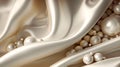 A mesmerizing image of a luxury pearl background Royalty Free Stock Photo