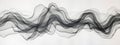 Ethereal Motion: Fluid Grayscale Wave Symphony Royalty Free Stock Photo