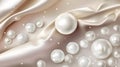 A mesmerizing image showcasing the beauty of a pearl background Royalty Free Stock Photo