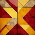 Modern Stained Glass Pattern: Minimalist Background With Diagonals