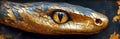 Mesmerizing Intricate Reptilian Snake Scales Texture and Pattern. Captivating and ornate snake-like features in a modern,stylized,