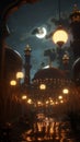 Mesmerizing Islamic festival scene in stunning 3D rendering