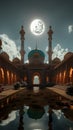 Mesmerizing Islamic festival scene in stunning 3D rendering