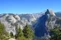 Mesmerizing landscape of Half Dome, Yosemite, California Royalty Free Stock Photo