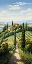 Captivating View: Inspired By Mark Lovett And Pinturicchio