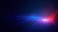 light purple blue abstract fiber optic neon curve with technology environment and dark background Royalty Free Stock Photo