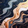 Vibrant Abstract Artwork With Liquid Marble Texture Design Royalty Free Stock Photo