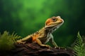 Mesmerizing Lizard view colorful background. Generate Ai Royalty Free Stock Photo