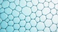 Abstract Blue Soap Bubbles Pattern Macro Royalty Free Stock Photo
