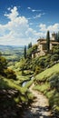 Italian Landscapes: Hyper-detailed Renderings Of Charming Rural Scenes