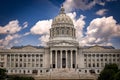 Mesmerizing Missouri State Capitol building in Jefferson City Royalty Free Stock Photo