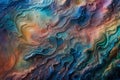 Mesmerizing Multicolored Waves. A Dreamy Background Wallpaper