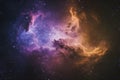 Stunning Deep Space Nebula with Sparkling Stars
