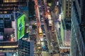 Mesmerizing Night View of New York Life Building and City Skyline with Glowing Lights