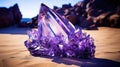 mesmerizing purple crystal