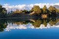 Mesmerizing reflection of Garhwal Himalayas in Deoria Tal or Lake.