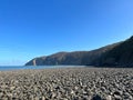 Mesmerizing scenery of the beach of Lynton & Lynmouth (Little Switzerland) in England